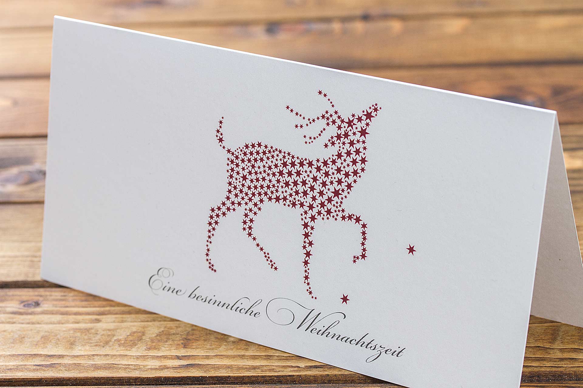 Edle Weihnachtskarten exklusive Formate und Designs