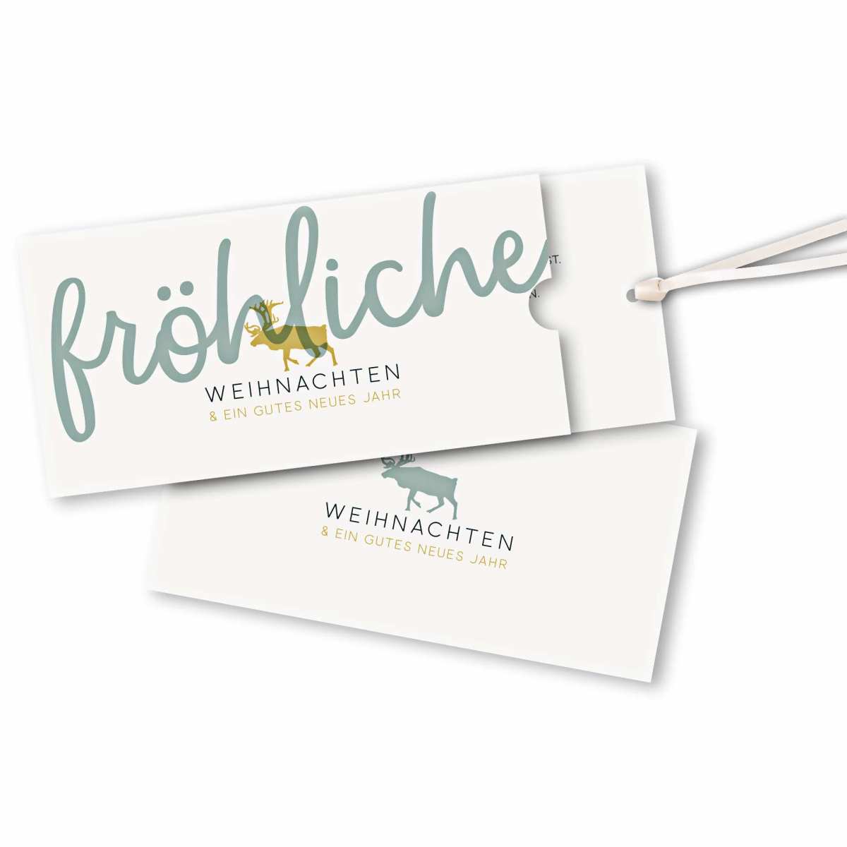 Edle Weihnachtskarten exklusive Formate und Designs
